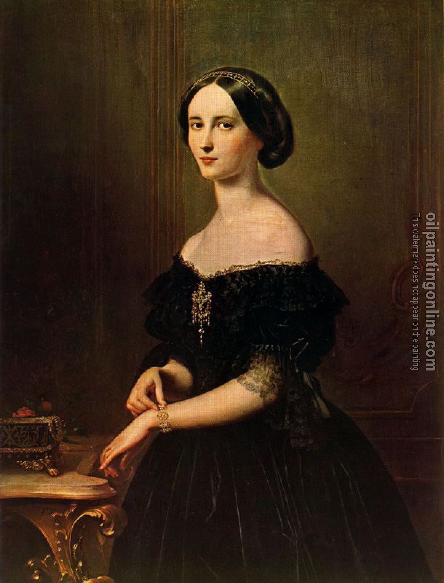 Francesco Hayez - Portrait of a Veneitan Woman